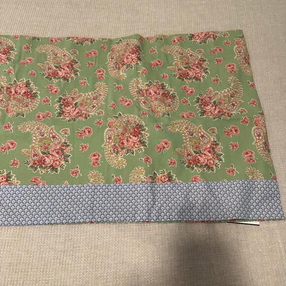 Tommy Hilfiger Window Curtains Cottagecore Floral Striped Panels Valance 17x87 - Picture 2 of 7